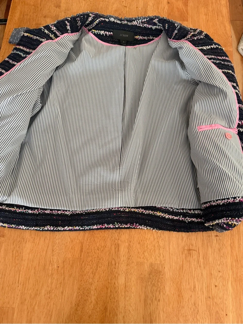 J. Crew cropped tweed